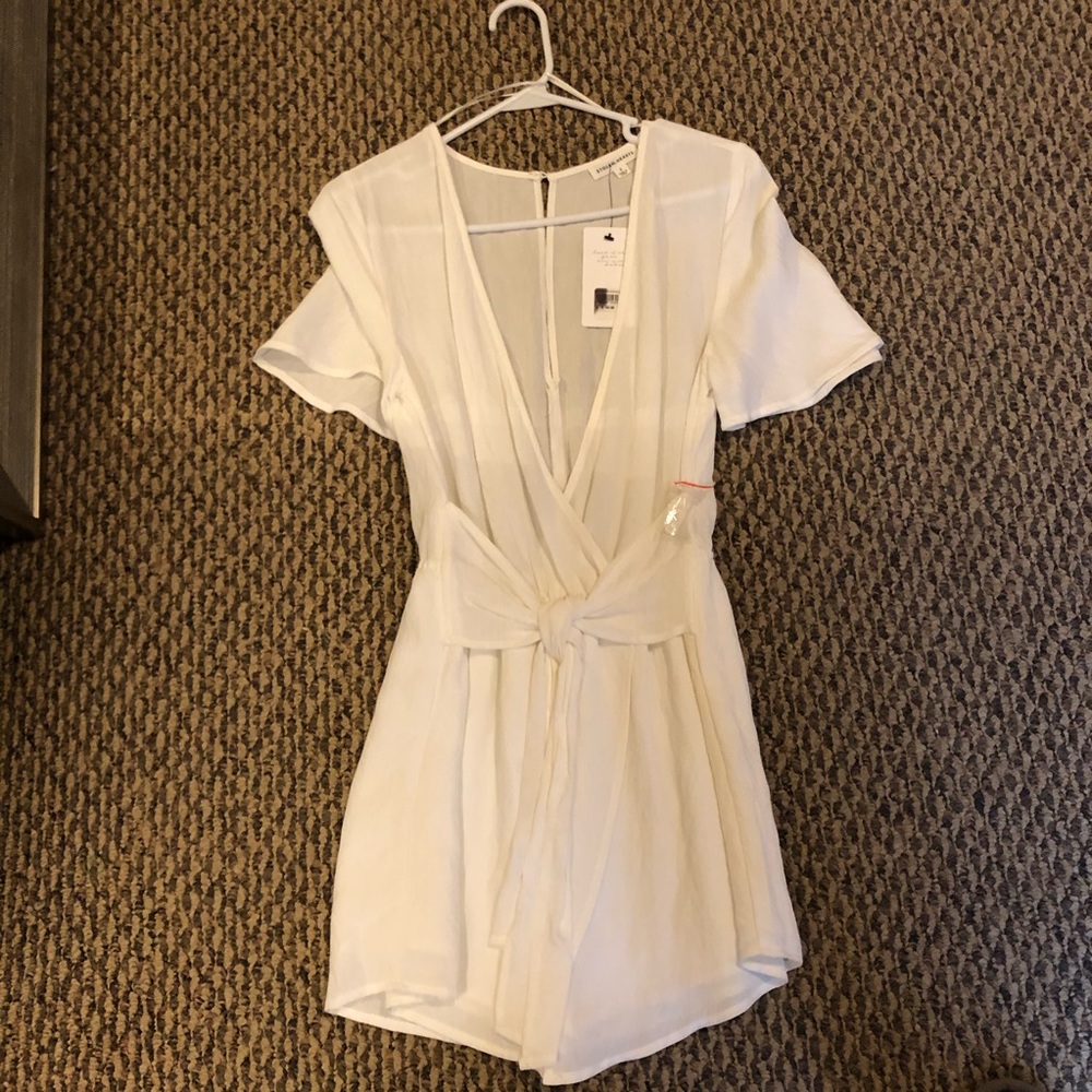 Stolen Hearts white romper